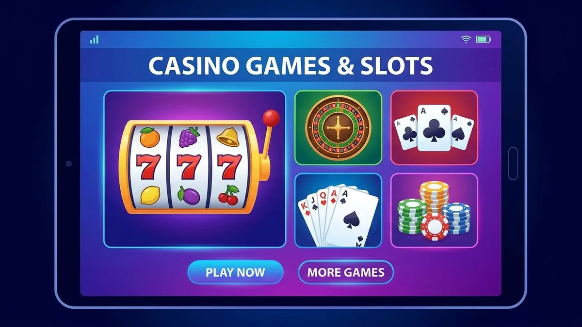 Casino games at Vegas Hero